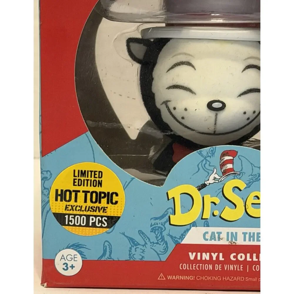 FUNKO POP DORBZ DR SUESS CAT IN THE HAT VINYL HOT TOPIC NEW FREE SHIPPING